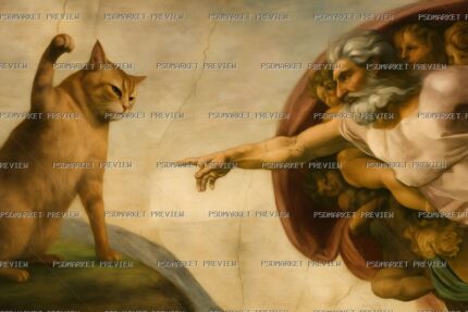 Creation of Dog Print — print design preview