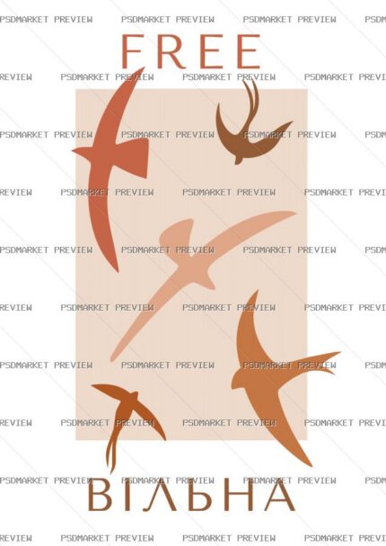 Free Vector Print — PSD template preview