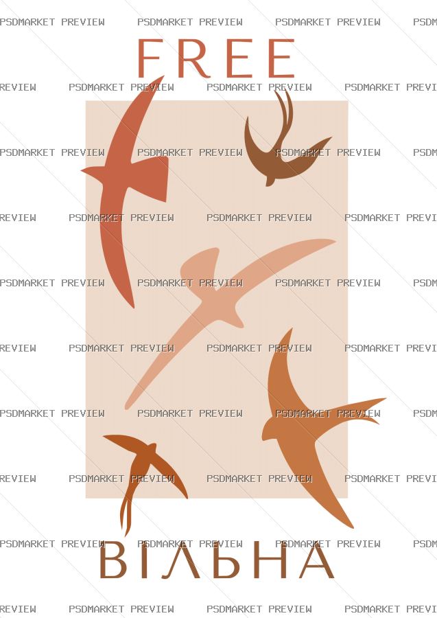 Free Vector Print — PSD template preview