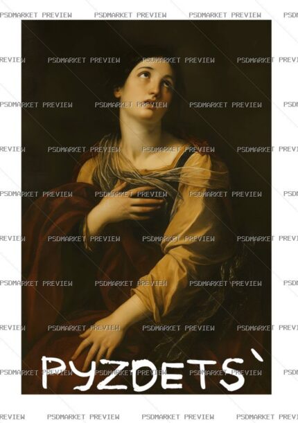 Classical Woman Meme Print — print design preview