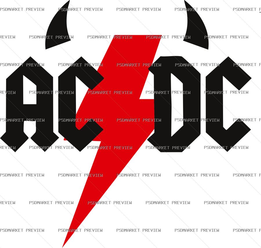 Rock Energy Vector Print — PSD template preview