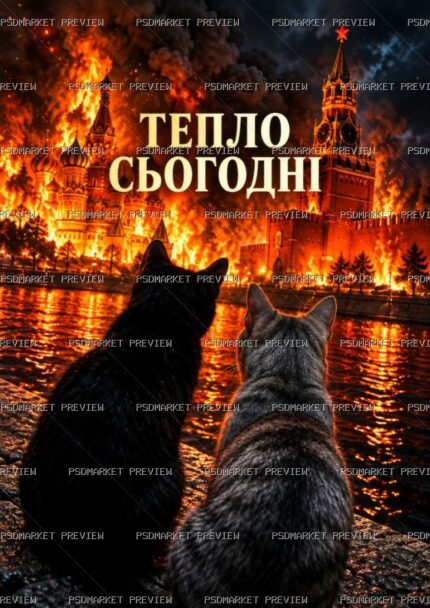 Warm Today Cat Print protected preview