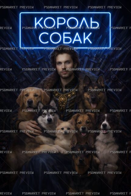 King of Dogs Print protected preview