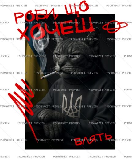 Do Whatever You Want Cat Print – AI File protected preview