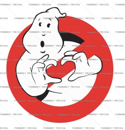 Ghost Hunters Vector Print — PSD template preview