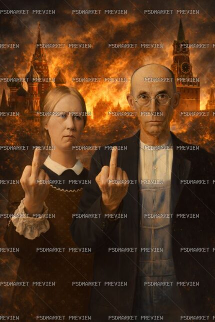 Ukrainian Political Statement Print Design – PNG protected preview