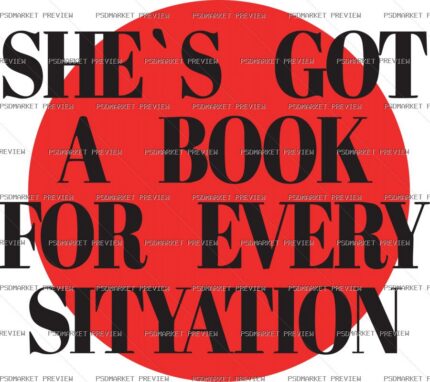 Book Lover Print – AI File protected preview