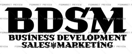BDSM Business Development Vector Print — print design preview