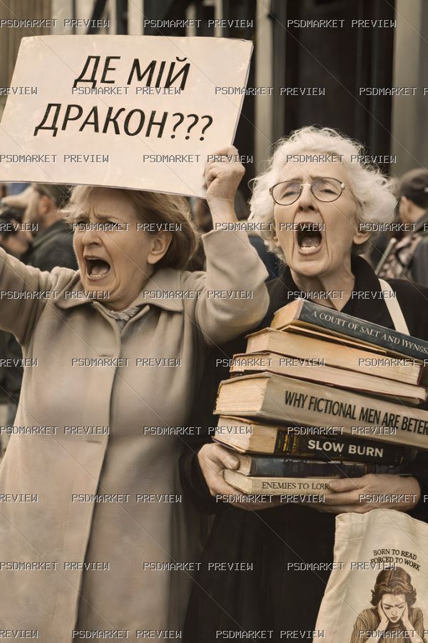 Ukrainian Where Is My Dragon Meme Print – PNG — PSD template preview